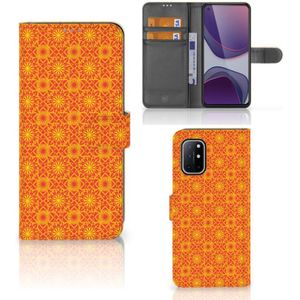 OnePlus 8T Telefoon Hoesje Batik Oranje