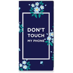 Samsung Galaxy S23 Ultra Design Case Flowers Blue DTMP