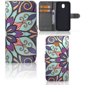 Samsung Galaxy J5 2017 Hoesje Purple Flower