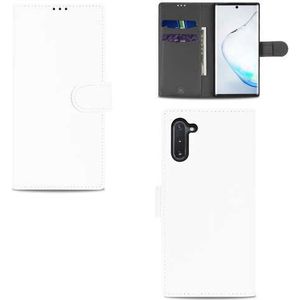 Samsung Galaxy Note 10 Hoesje Wit met Pasjeshouder