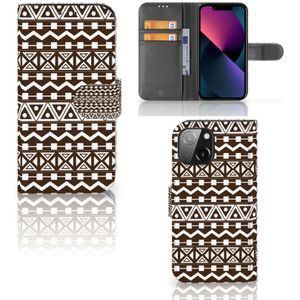 iPhone 13 Mini Telefoon Hoesje Aztec Brown