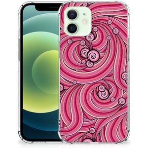 iPhone 12 Mini Back Cover Swirl Pink