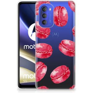 Motorola Moto G51 5G Siliconen Case Pink Macarons