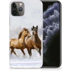 Apple iPhone 11 Pro TPU Hoesje Paarden