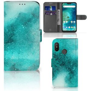 Hoesje Xiaomi Mi A2 Lite Painting Blue