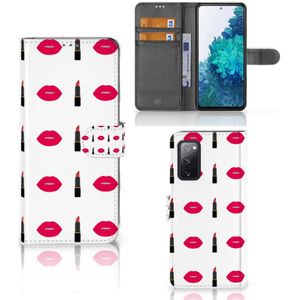 Samsung Galaxy S20 FE Telefoon Hoesje Lipstick Kiss