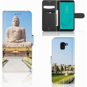 Samsung Galaxy J6 2018 Flip Cover Boeddha