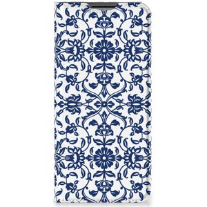 OPPO A54s | A16 | A16s Smart Cover Flower Blue