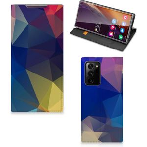 Samsung Galaxy Note 20 Ultra Stand Case Polygon Dark