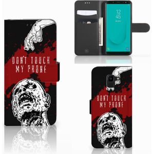 Samsung Galaxy J6 2018 Portemonnee Hoesje Zombie Blood