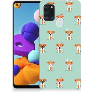 Samsung Galaxy A21s TPU Hoesje Pups