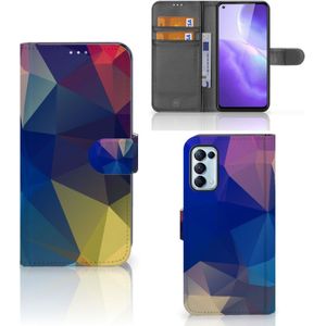 OPPO Find X3 Lite Book Case Polygon Dark