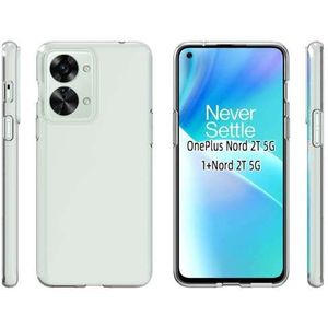 OnePlus Nord 2T TPU Siliconen Hoesje Transparant