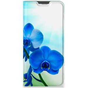 OPPO A54s | A16 | A16s Smart Cover Orchidee Blauw - Cadeau voor je Moeder
