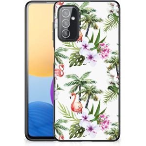 Samsung Galaxy M52 Dierenprint Telefoonhoesje Flamingo Palms
