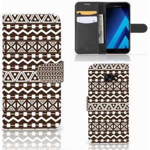 Samsung Galaxy A5 2017 Telefoon Hoesje Aztec Brown