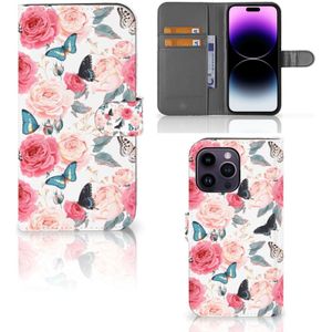 iPhone 15 Pro Max Hoesje Butterfly Roses