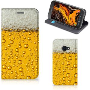 Samsung Galaxy Xcover 4s Flip Style Cover Bier