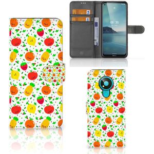 Nokia 3.4 Book Cover Fruits