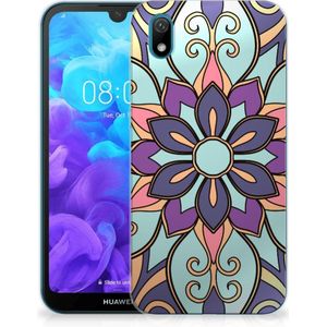 Huawei Y5 (2019) TPU Case Purple Flower