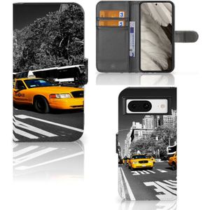 Google Pixel 8 Flip Cover New York Taxi