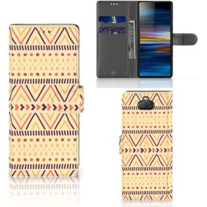 Sony Xperia 10 Telefoon Hoesje Aztec Yellow