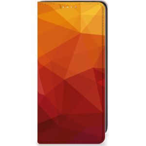 Stand Case voor Samsung Galaxy A41 Polygon Red