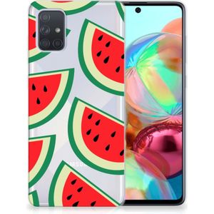 Samsung Galaxy A71 Siliconen Case Watermelons