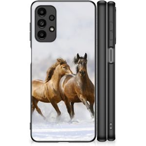 Samsung Galaxy A13 4G Dierenprint Telefoonhoesje Paarden