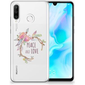 Huawei P30 Lite Telefoonhoesje met Naam Boho Text