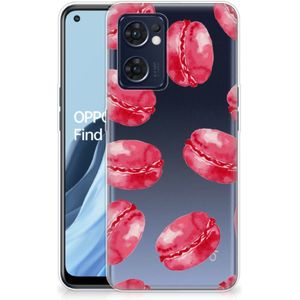 OPPO Reno 7 5G | Find X5 Lite Siliconen Case Pink Macarons
