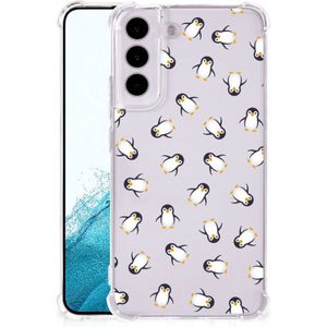 Doorzichtige Silicone Hoesje voor Samsung Galaxy S22 Pinguïn