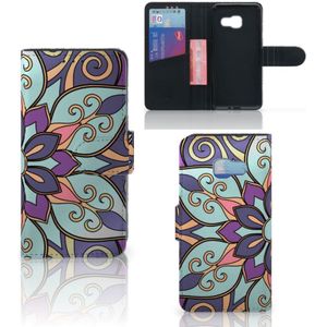 Samsung Galaxy A3 2017 Hoesje Purple Flower