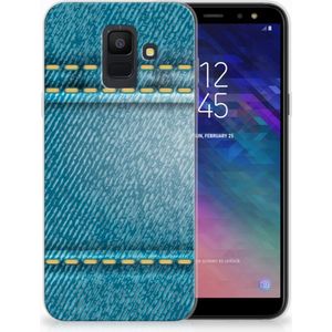 Samsung Galaxy A6 (2018) Silicone Back Cover Jeans