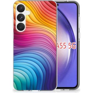 TPU Hoesje voor Samsung Galaxy A55 Regenboog