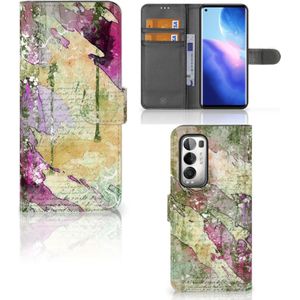 Hoesje OPPO Find X3 Neo 5G Letter Painting