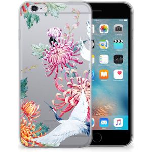 Apple iPhone 6 | 6s TPU Hoesje Bird Flowers