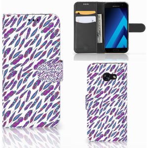 Samsung Galaxy A5 2017 Telefoon Hoesje Feathers Color