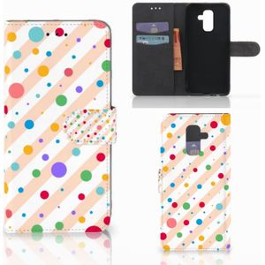 Samsung Galaxy A6 Plus 2018 Telefoon Hoesje Dots