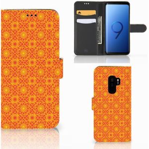 Samsung Galaxy S9 Plus Telefoon Hoesje Batik Oranje