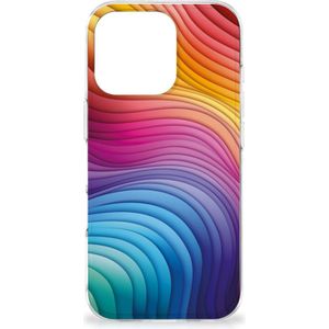 TPU Hoesje voor iPhone 16 Pro Regenboog