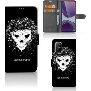 Telefoonhoesje met Naam OnePlus 8T Skull Hair