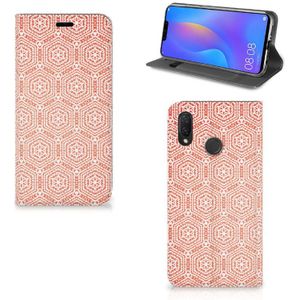 Huawei P Smart Plus Hoesje met Magneet Pattern Orange