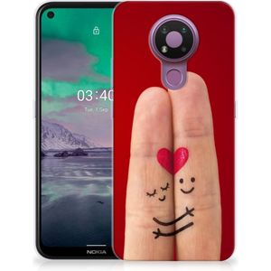 Nokia 3.4 Silicone Back Cover Liefde - Origineel Romantisch Cadeau