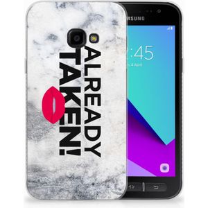 Samsung Galaxy Xcover 4 | Xcover 4s Siliconen hoesje met naam Already Taken White