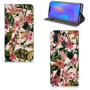 Huawei P Smart Plus Smart Cover Flowers