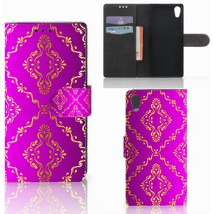 Wallet Case Sony Xperia XA1 Barok Roze