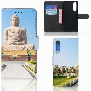 Huawei P30 Flip Cover Boeddha