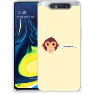 Samsung Galaxy A80 Telefoonhoesje met Naam Monkey