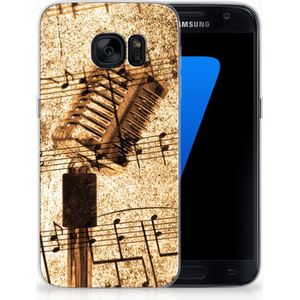 Samsung Galaxy S7 Siliconen Hoesje met foto Bladmuziek